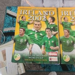 ireland 2002 merlin world cup sticker collection