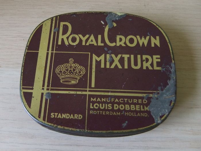 Royal Crown Mixture Tin - Hinged