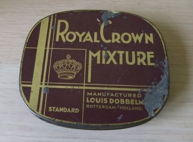 Royal Crown Mixture Tin - Hinged