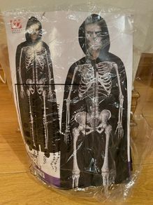 Hooded Skeleton Costume