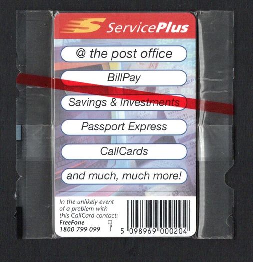 1997 Ireland 20 unit the many different services available at An Post's (the Irish postal service) post offices (Gemplus GEM1) Call Card Mint in packaging. Telecom Eireann card number 1156.