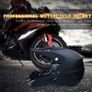 Motorcross Helmet Matt Black,Full Face Off Road Crash Helmet with D.O.T Certified MX ATV BMX Racing Protective Gear Gift Goggle Glove Mask,A,S(52x53cm) Image 6