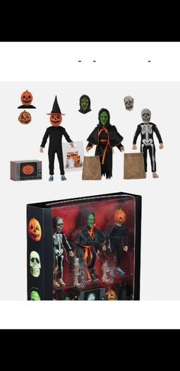 NECA Halloween 3 Season of the Witch 3 Pack 6" Clothed Action Figures