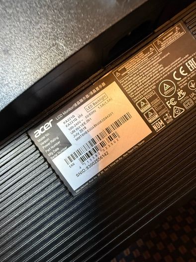 Acer monitor 22"
