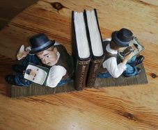 Laurel & Hardy Book Ends