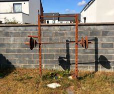 Squat Rack, Barbell & Weight Plates