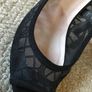 Faith black lace peep toe heels size 6 Image 2