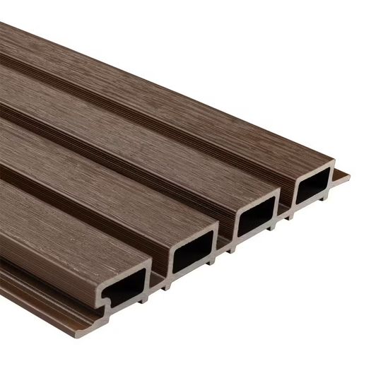 26mm Exterior Composite Wall Panel Walnut 290x21.9cm