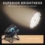 Stage Lights 54 2W LED Par Light Warm/Cold White RA>90 Supports DMX512 and Master-Slave Super Bright Strobe Light for Theater, Photography, Party, Show, Church Event, Wedding (FREE SHIPPINGS) Image 3