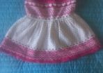 Baby Gap pink and white skirt