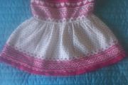 Baby Gap pink and white skirt