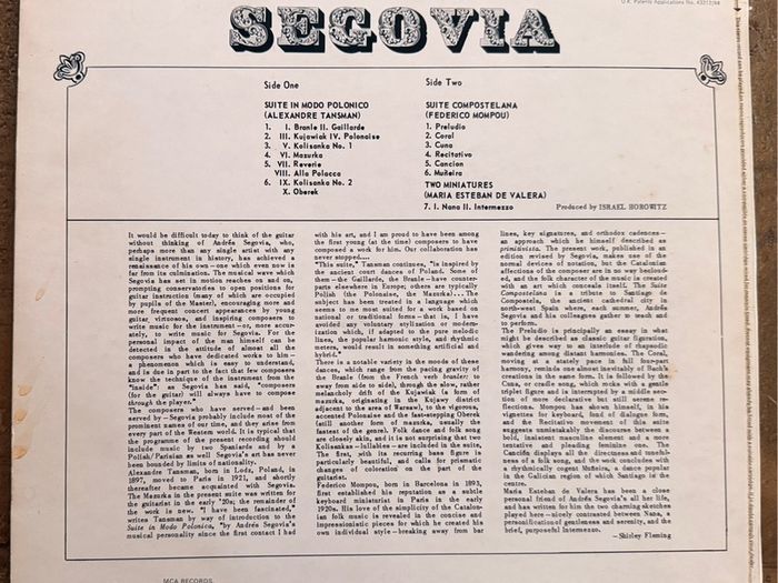 Segovia Vinyl
