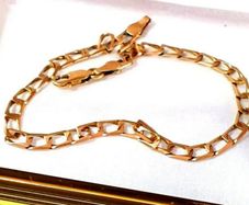 Vintage 9ct Gold Unisex Bracelet