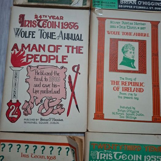 Wolfe Tone Annual x 9