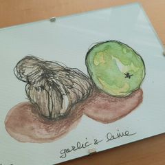 Original art (garlic+lime)
