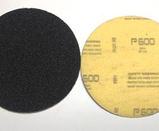 100PC 115mm Velcro Silicone Carbide Disc Pads 600 GRIT FREE BACKER