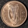 Ireland 1969 Six 6d pence coin. Image 3