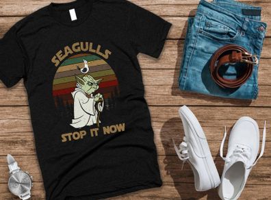 Seagulls Stop It Now Vintage T Shirt star wars t-shirt