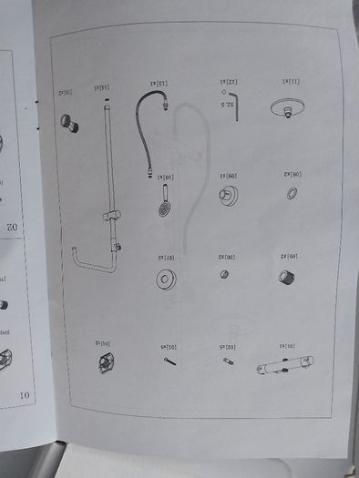 Chrome Rainfall Power Shower
