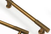 10 Pack Antique Brass Cabinet Pulls 5 Inch(128mm) Hole Centers Kitchen Cabinet Handles Solid Zinc Alloy Cabinet Hardware Drawer Pulls