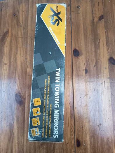 XS twin towing mirrors in box