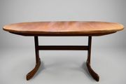 Mid-Century Teak G-Plan "Whale Tail" Extending Dining Table