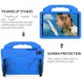 For Samsung Galaxy Tab A8 10.5 2021 Kids Friendly Case Shockproof Cover With Thumbs Up - Blue Image 2