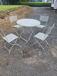 Antique garden set