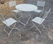 Antique garden set