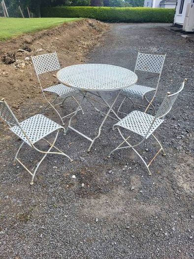Antique garden set