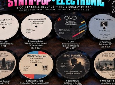 Vinyl Records - Synth-pop And Electronic