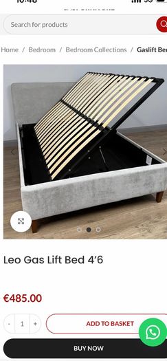 E200 Off.....leo Gas Lift Double Beds.now E289