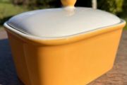 Rare Carrigaline Pottery Full Size Butter Dish