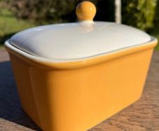 Rare Carrigaline Pottery Full Size Butter Dish