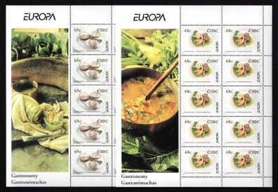 2005 Ireland Europa (Gastronomy) Commentative Stamps Sheetlet Mint Never Hinged (MNH)