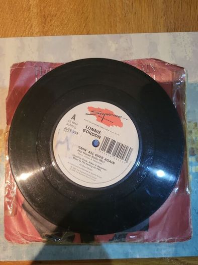 Lonnie Gordon, Happenin All Over Again, 7 inch vinyl single
