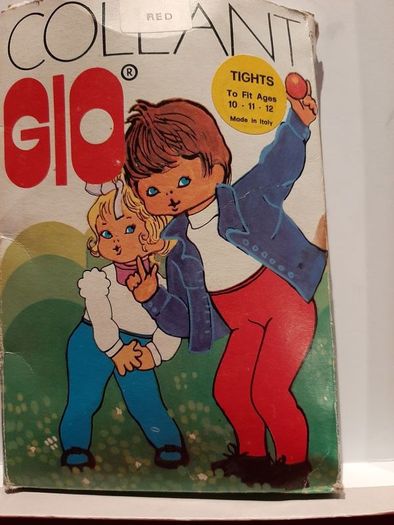 New childs red tights in unopened wrapping
