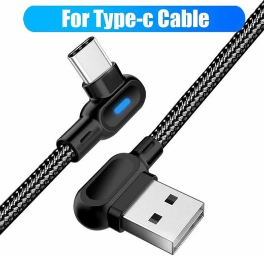 Long 2M Type C USB-C Cable For Galaxy S10 S9 S8 Huawei P30 P40 Pro OnePlus Sony