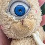 Cyclops Plushie Bear Ugly Doll Eyeball Mischief Stuffed Animal  Keyring Charms Weird Gifts Image 5