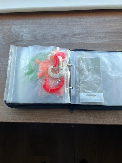 Loaded Abu Garcia Lure Wallet / Tackle Bag (With Lures, Jigs & Feathers)