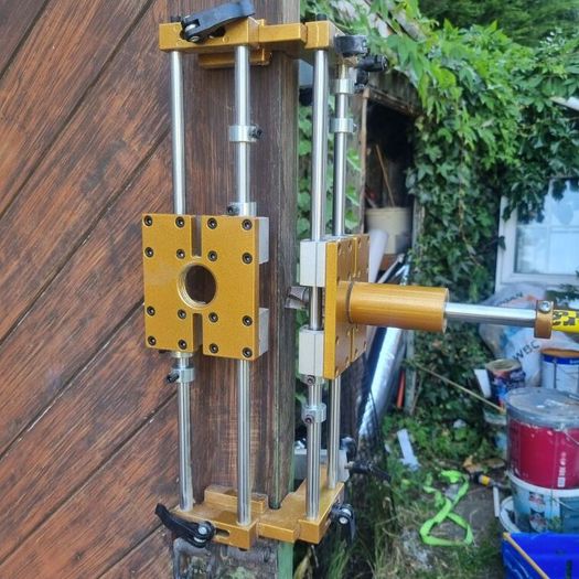 door lock drill out device