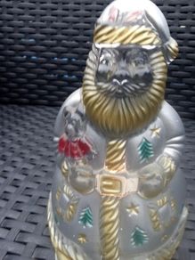 Beautiful Walther Glass Santa Tealight Holder