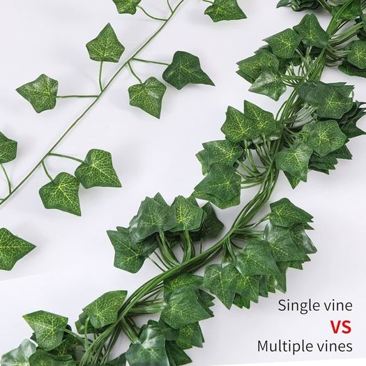 NEW SALE | Artificial Ivy, Vines, Ivy Garlands Artificial (42ft - Pack of 6)