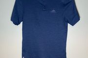 Adidas Mens Navy Polo Neck Short Sleeve T-Shirt Size S