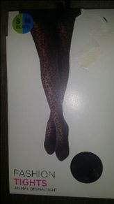 Brand new in a box Animal Design Tights size S/M Black Postage included