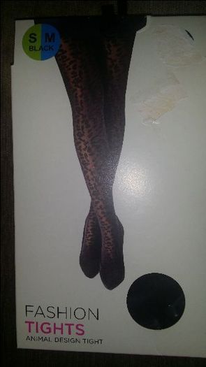 Brand new in a box Animal Design Tights size S/M Black Postage included
