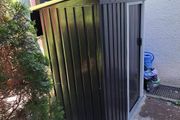 Metal Shed Weatherproof Garden Cabinet with Lockable Door