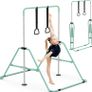 NEW SALE | Gymnastics Bars, Junior Training Kip Bar Gymnastics Equipment for Home Garden, Adjustable Height Gymnastic Folding Horizontal Bar Image 3