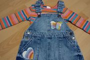 Next Dungaree Shorts &amp; Top 9-12 months