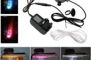 LED Aquarium Fish Tank Air Stone Light,Multi-Colored Bubble Disk for Fish